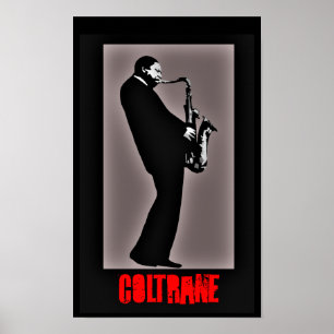 Poster do jazz de John Coltrane