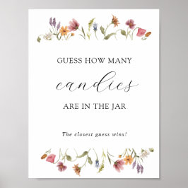 Pôster do Jogo de Chuveiro - Adivinhe Quantos Estã