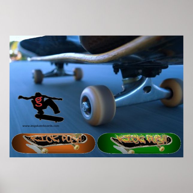 Poster do Kick Push (Skateboard) (Frente)