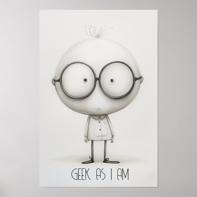 Poster do Kid do geek (Frente)