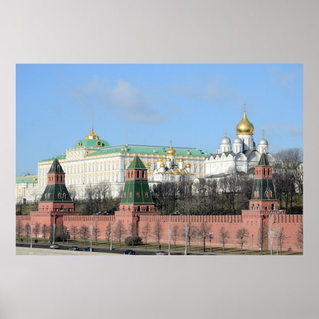 Poster do Kremlin de Moscou (Frente)