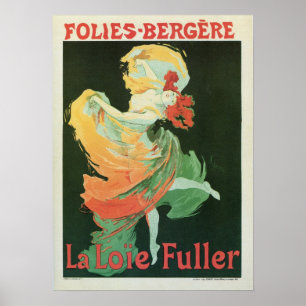 Poster Do La francês do nouveau da arte do vintage