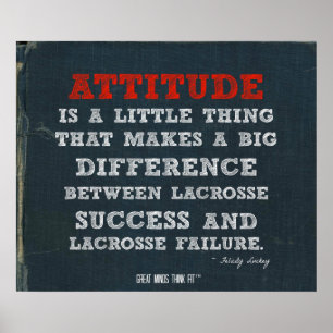 Poster do Lacrosse com atitude!