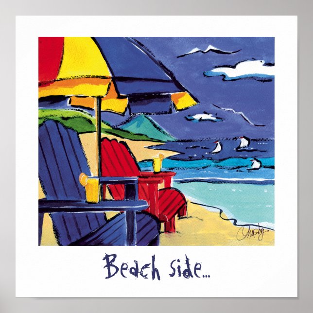 Poster do lado da praia (Frente)