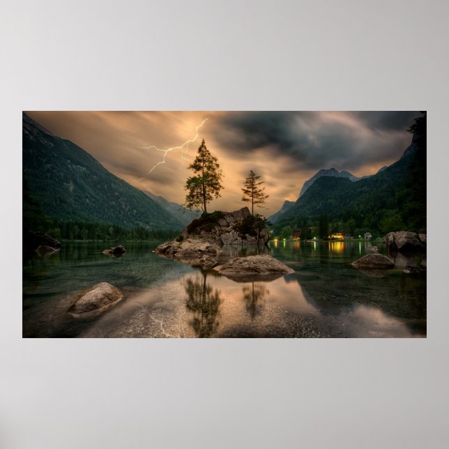 poster do lago alpino (Frente)