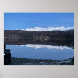 Poster do Lago de 1700 no Alasca @3dudes1life