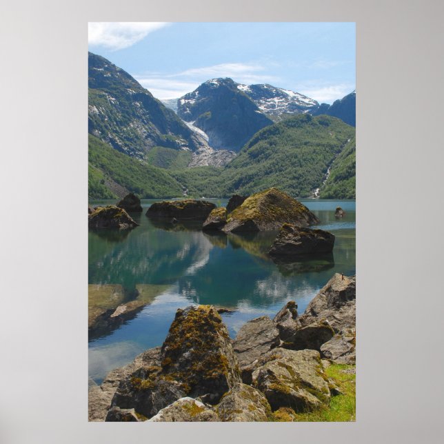 Poster do lago de montanha (Frente)