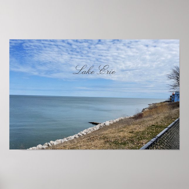 Poster do Lago Erie Photo (Frente)