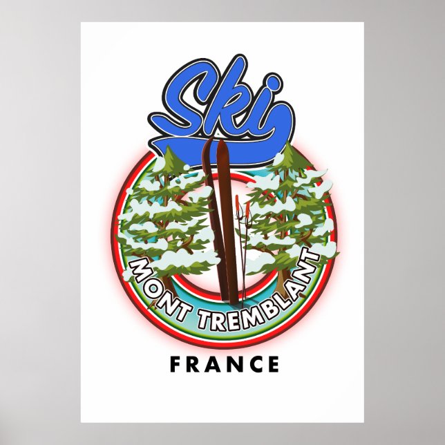 Poster do Lago Tahoe Sierra Nevada EUA (Frente)