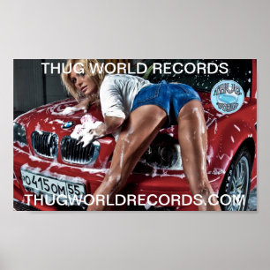 poster do lavagem de carros dos recordes mundiais