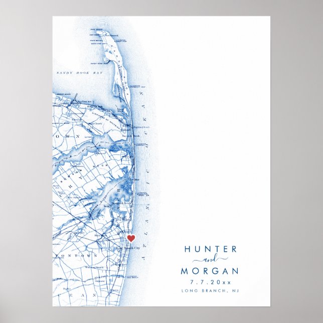 Poster do Livro de Guest do Moderno do Casamento d (Frente)