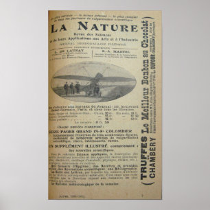 Poster do Livro francês Vintage