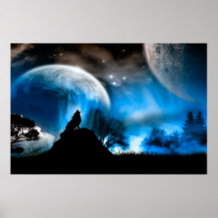 Poster do Lobo Majestoso