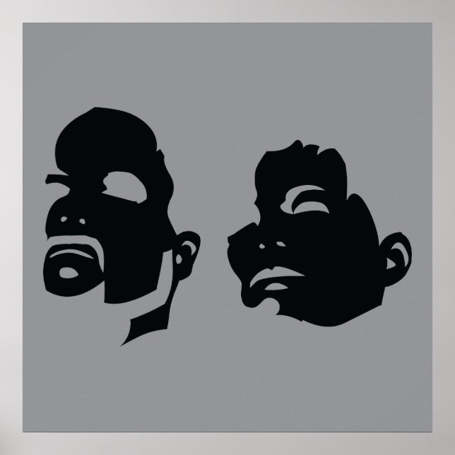 Poster do Logo Heads Up da BerkhouseSnyder (Frente)