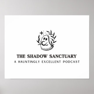 Poster do logotipo Cheio preto e Cinza