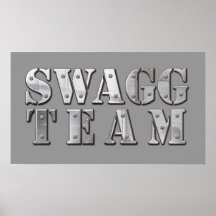 Poster do logotipo da equipe de Yung Joc Swagg