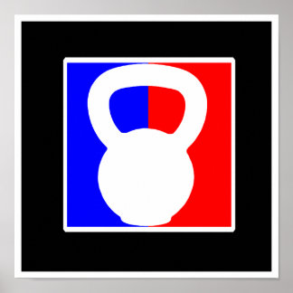 Poster do logotipo Kettlebell Pro - Impressão "Mal