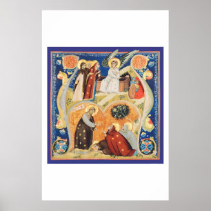 Poster do logotipo Páscoa cristão