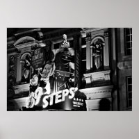 Poster do London Theater Piccadilly (1843 B&W)