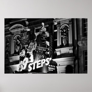 Poster do London Theater Piccadilly (1843 B&W)