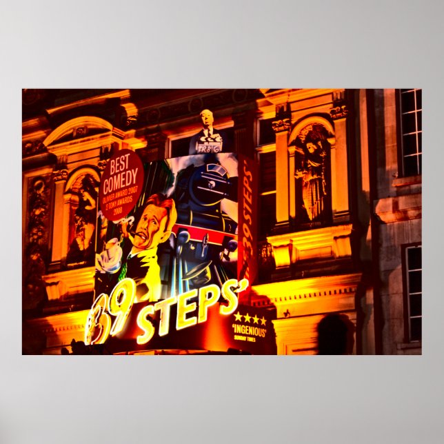 Poster do London Theater Piccadilly (1843 cor) (Frente)