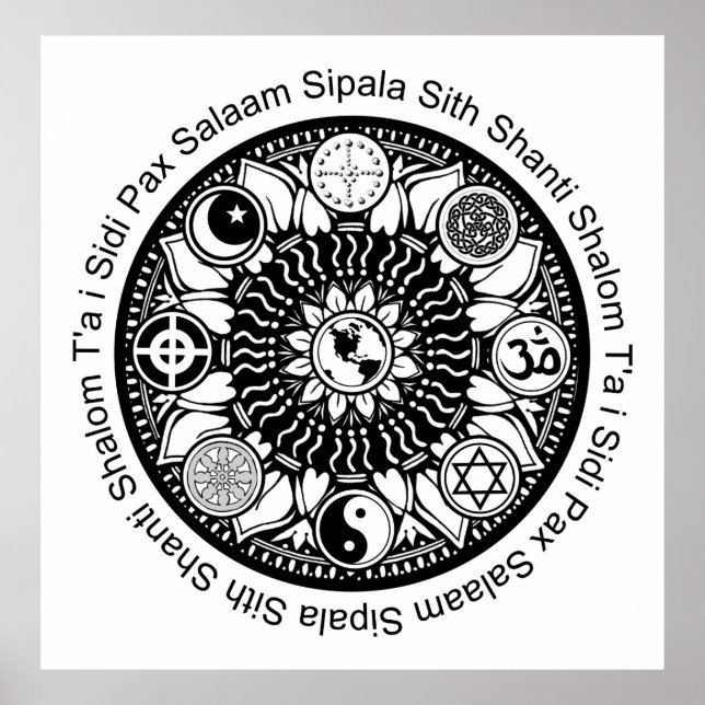 poster do Mandala iPeace (Frente)