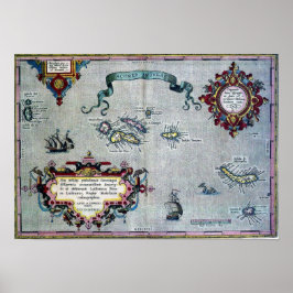 Poster do Mapa Histórico dos Açores