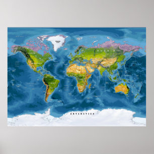Poster do Mapa Mundial