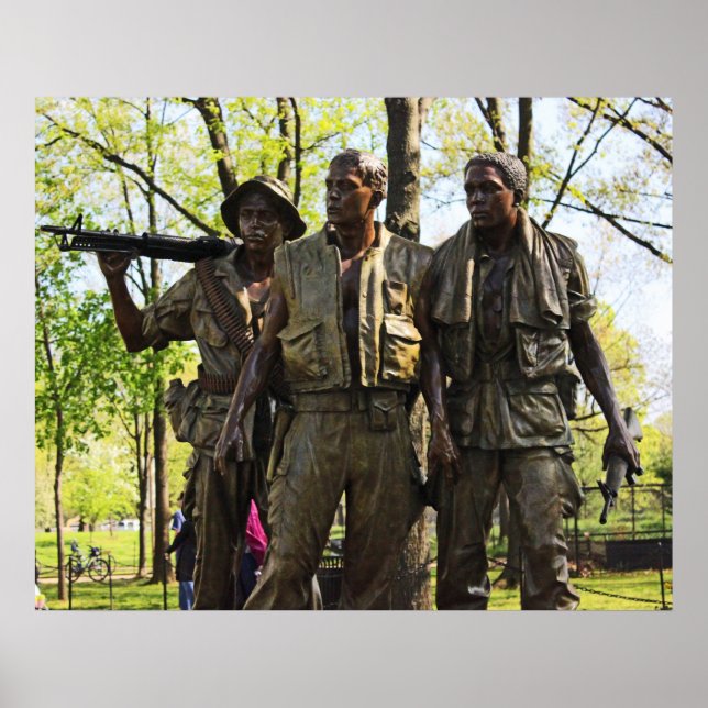 Poster do Memorial da Guerra do Vietnã (Frente)