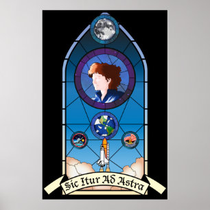 Poster do Memorial Sally Ride