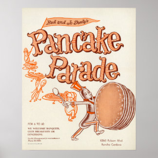 Poster do menu Pancake Parade