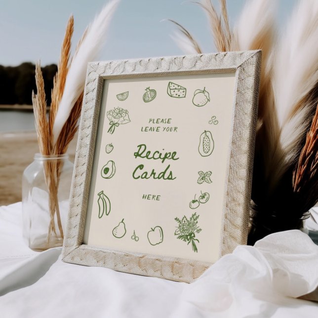 Poster Do Mercado, Receita Retirada De Mão Verde (Criador carregado)