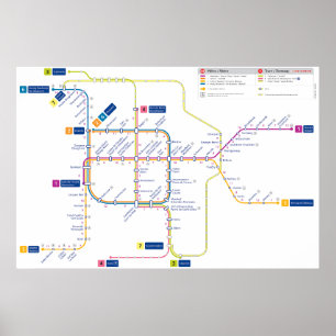 Poster do metro de Bruxelas