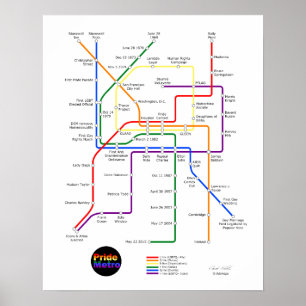 Poster do metro do orgulho