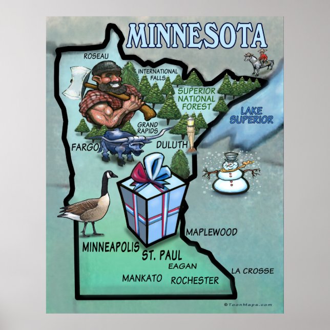 Poster do Minnesota (Frente)