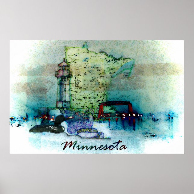 Poster do Minnesota (Frente)