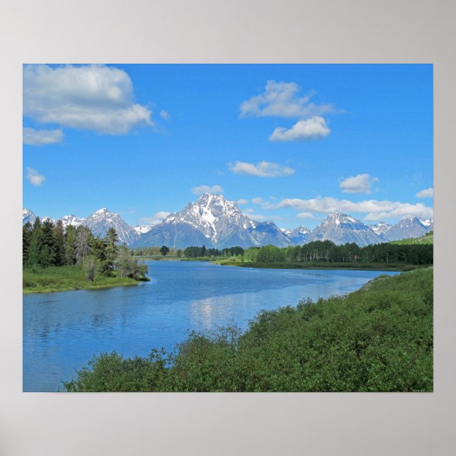 Poster do Modo de Exibição Cênico Grand Tetons (Frente)