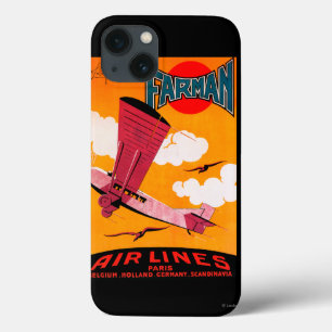 Poster do Monoplane das linhas aéreas F-170 dos