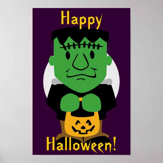 Poster do Monstro de Frankenstein (Frente)