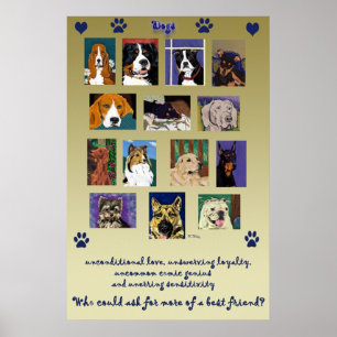 Poster do montagem do cão
