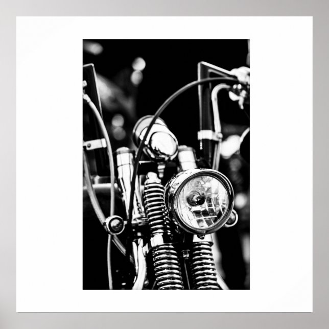 Poster do motociclista de motociclistas (Frente)