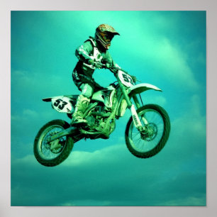 Poster do motocross