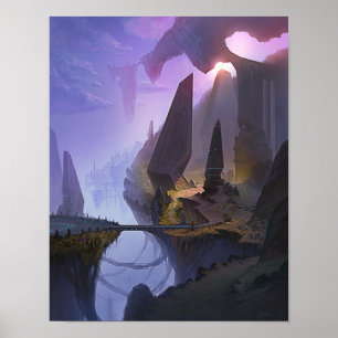 Poster do mundo de fantasia 11x14