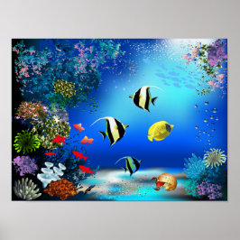 Poster do mundo do mar