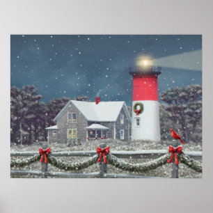 Poster do Natal claro de Alan Giana "Nauset"