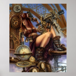 Poster do navegador de Steampunk!