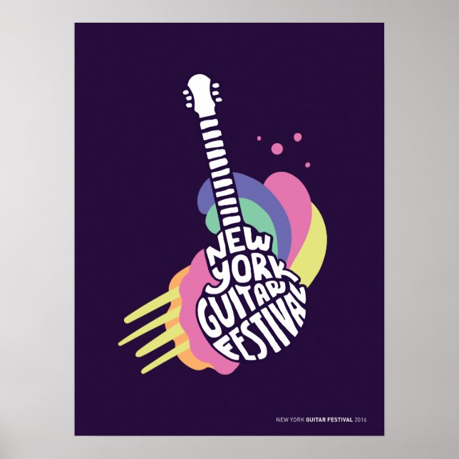 Poster do New York Guitar Festival 2016 (Frente)