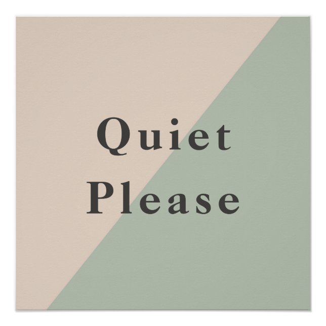 Pôster Do Not Disturb Quiet Space Productivity (Frente)