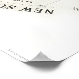 Poster do "NOVO MAPA PADRÃO DO MUNDO" de Gleason