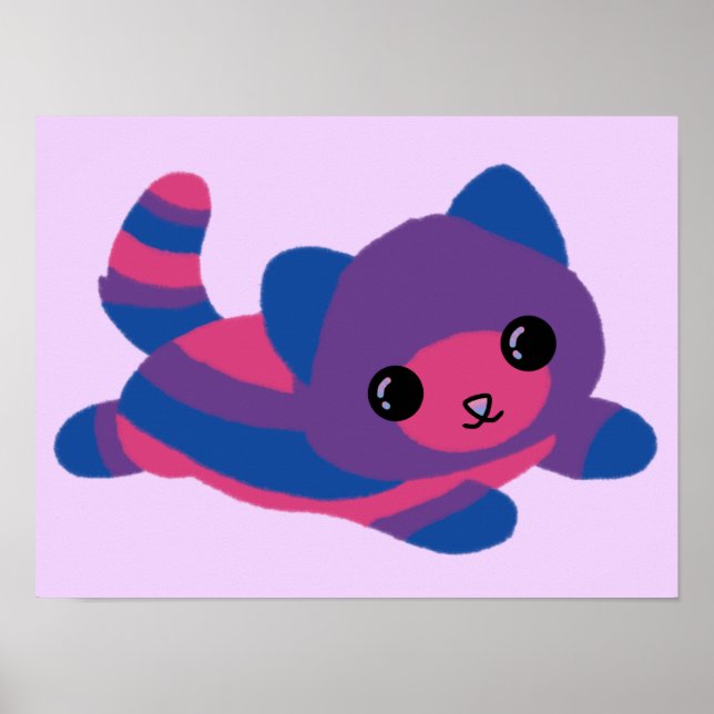 Poster do Orgulho Bissexual (Frente)
